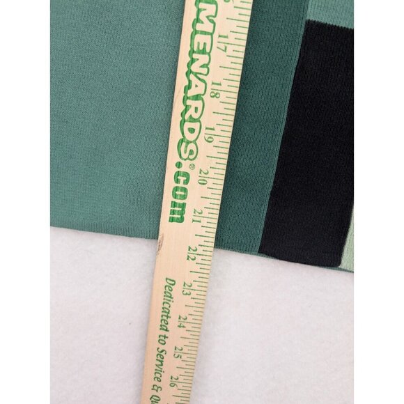 Designers Originals Women's Sweater Size L Green Colorblock Short Sleeve - Picture 9 of 11